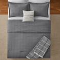 thumbnail image 4 of Mainstays 5-Piece Waffle Check Comforter Set, Double/Queen, 4 of 6