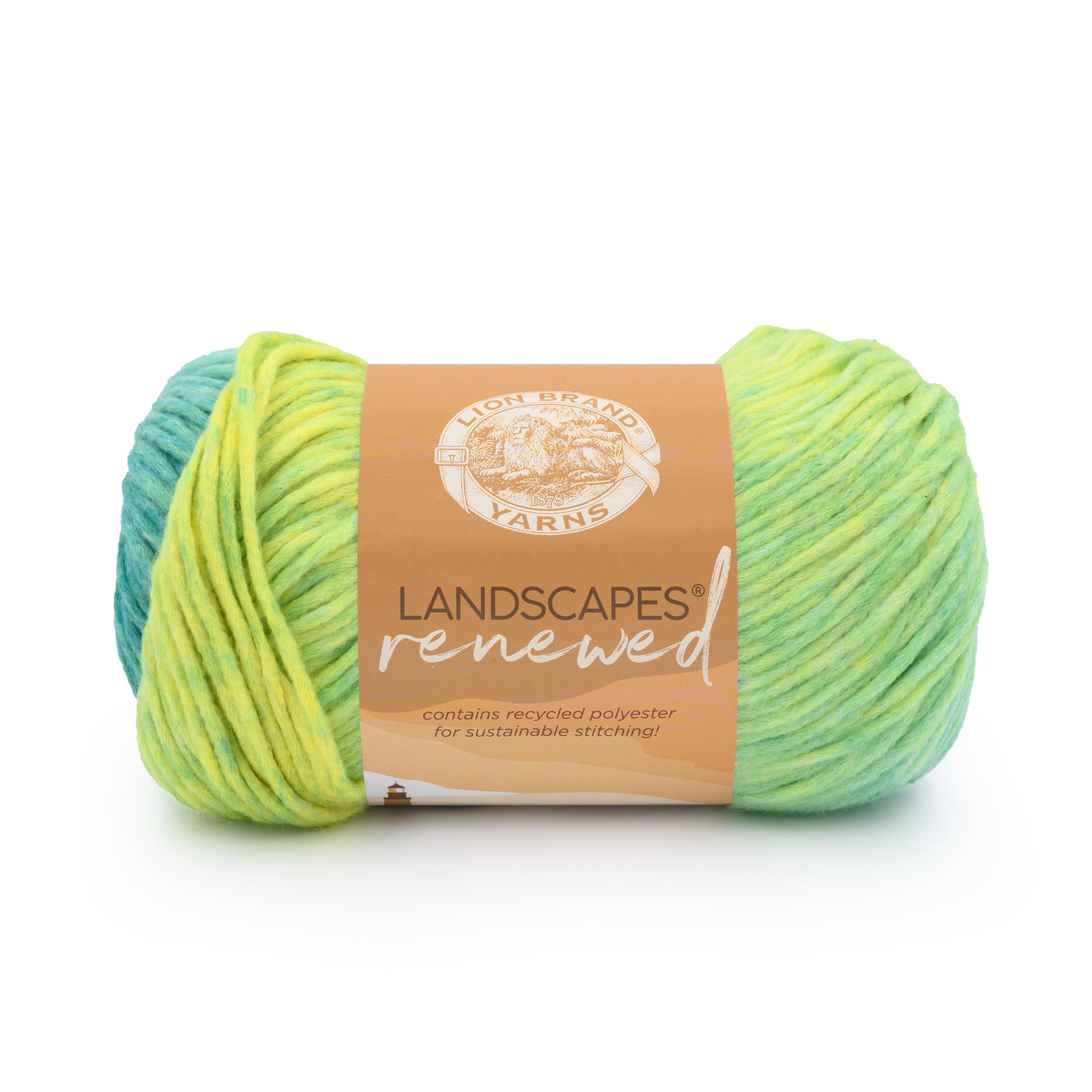 Fil Lion Brand Landscapes® Renewed Libellule Fil #4 Moyen/ Peigné 150g/ 212m, 3-CT