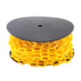 thumbnail image 1 of Abbracc Plastic Chain Links Decoration Caution Sign Lightweight Barrier Chain for Yellow, 1 of 9