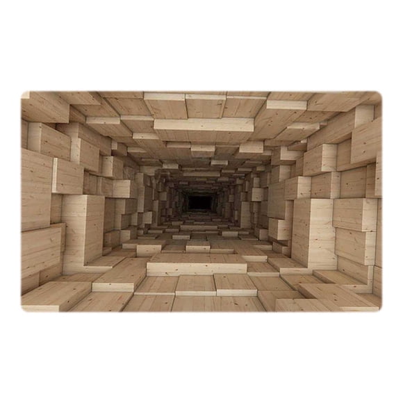 Hearth & Gear 3D Optical Diatomite Bath Mat Super Absorbent Non Floor Rug For Living Room Kitchen Entrance Throw Oversized Couch Blanket Big Throw Blanket under Bed Rug for Full Cute Rug for Bedroom