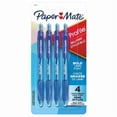 thumbnail image 1 of Paper Mate Profile Retractable Ballpoint Pens, Bold Point (1.4 mm), Blue, 4 Count, 1 of 5