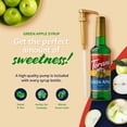 thumbnail image 4 of Torani Sirop Aromatisé à la Pomme Verte, Base Professionnelle Relevée pour Boisson aux Fruits avec Pompe Doseuse Bonus, 1 Litre (33,8 oz Liq.), 4 of 10