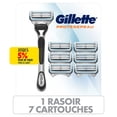 thumbnail image 2 of Gillette SkinGuard Men's Razor Handle + 7 Blade Refills, 2 of 11