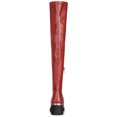 thumbnail image 2 of Unique Bargains Bottes à Plateforme au-Dessus du Genou à Talon Compensé pour Femmes, 2 of 7