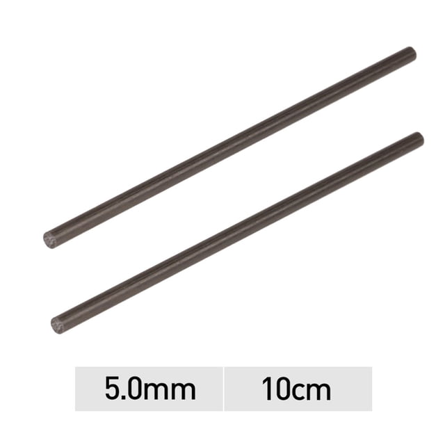 Bgsha Kit de Réparation de Canne à Pêche Bâtons en Fibre 1mm-10mm*10cm pour Canne à Pêche Cassée
