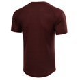 thumbnail image 4 of EGNMCR Men's Plus Size Shirts Solid Color Short Sleeve T-Shirts Button-Up Shirts, 4 of 4