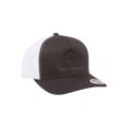 thumbnail image 1 of Gravity Outdoor Retro Trucker Snapback Hat - Black/White/Black, 1 of 2