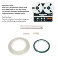 thumbnail image 4 of Tape Splicing Block Kit, Studio Grade 1/4 10 Inch Tape Splicing Set Compact Leader Tape  for Reel To Reel Tape Recorder, 4 of 7