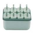 thumbnail image 2 of Oleegame 2PC Baby Popsicle Molds With 8PCS Reusable Sticks Which Is Convenient To Clean To Use And Can Be Reused For A Long Time Saving Materials For Making Popsicles. Green, 2 of 4