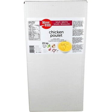 Rose Hill - Chicken Soup Base (6160-No MSG added) Select Box - Single Pack - 20kg - Rich Chicken Flavor for Soups, Sauces, & More (1ct)