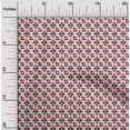 thumbnail image 2 of oneOone Tissu Velours Blanc pour Robe de Poker Tissu Imprimé au Mètre 58 Pouces de Large, 2 of 4