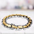 thumbnail image 2 of Thinsony Distinctive Gothic Punk Dragon Scale Bangle 48 inches Cool and Contemporary Light Gold 7.48 Inch 1Set, 2 of 6