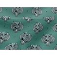 thumbnail image 4 of oneOone Tissu Jersey Viscose Imprimé Visage Animal BTY 60 Pouces de Large, 4 of 5