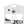 thumbnail image 3 of ACME Rohan Cottage Twin/Twin Bunk Bed in White & Pink, 3 of 3