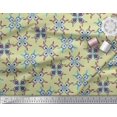 thumbnail image 2 of Soimoi Polyester Crepe Fabric Tiles Moroccan Print Fabric by Yard 42 Inch Wide, 2 of 3