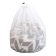 thumbnail image 1 of Durable Cotton Mesh Laundry Bag,Large Laundry Bags Mesh Laundry Bags With Drawstring Wash Bag For Delicates Garment Laundry Mesh Bag Sturdy Zipper, Breathable Mesh, Exquisite Laundry Bag, 1 of 5