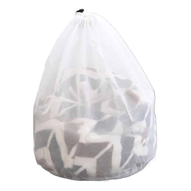 Durable Cotton Mesh Laundry Bag,Large Laundry Bags Mesh Laundry Bags With Drawstring Wash Bag For Delicates Garment Laundry Mesh Bag Sturdy Zipper, Breathable Mesh, Exquisite Laundry Bag