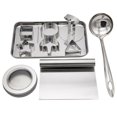thumbnail image 2 of Iumwxz Kitchen Gadgets 11-Piece Baking Cake Candy Making Tools Stainless Steel Cutter Candy Making Tools Kitchen Utensil Set B Stainless Steel Rollback, 2 of 2