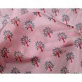 thumbnail image 4 of oneOone Silk Tabby Fabric Floral & Flying Swan Block Printed Fabric 1 Yard 42 Inch Wide, 4 of 4