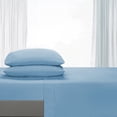 thumbnail image 3 of Comfy Bamboo World Ensemble de Draps Brodés 9900 Series, Taille Double, Bleu, 3 of 5