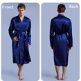 thumbnail image 4 of Fjucha Robes Cotton Bathrobes for Mens Soft Lightweight Unisex Bath Robes M-2XL, 4 of 9