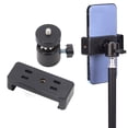 thumbnail image 3 of Bgsha Tripod Mount Smartphone Holder Clip Standard 1/4 Screw Ball Head Camera Bracket, 3 of 10