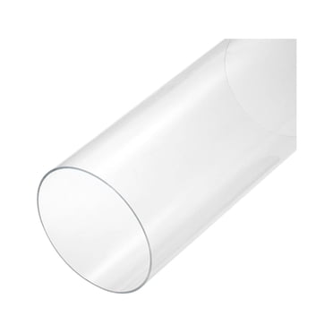 Unique Bargains Acrylic Pipe Clear Rigid Round Tube 155mm ID 160mm OD 14' for Lamps and Lanterns, Water Cooling System