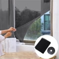 thumbnail image 1 of Ovzne Self Adhesive Window Screen, No Drill Mosquito Net Mesh, Adjustable Replacement Insect Screen for Home Windows Kitchen Bedroom Black, 1 of 6
