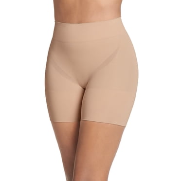Jockey Skimmies Sans Coutures Lissant le Ventre Mi-Taille Mi-Cuisse Court
