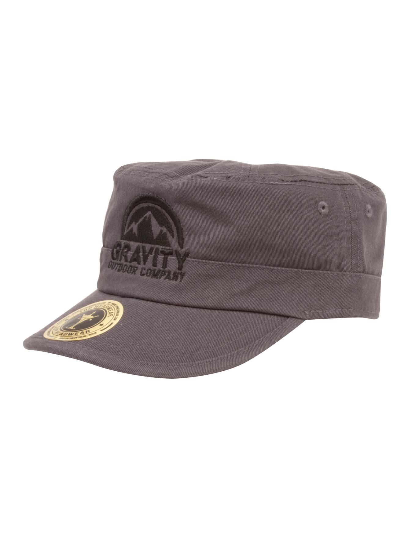 Gravity Outdoor Adjustable Cadet Hat, Grey/Black