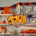 thumbnail image 3 of Large Capacity Pencil Case with Halloween Print, Cotton Fabric, Zipper Closure, 1 in Thick When Closed, Holds Up to 40 Pens, 3 of 4
