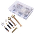 thumbnail image 1 of Furniture Hardware Screw Screw Nut Kit Furniture Eccentric Wheel Pre-inserted Nut Hardware Tools 125Pcs Furniture Hardware Screw PreInserted Nut Eccentric Wheel 3in1 Connecting Kit, 1 of 8
