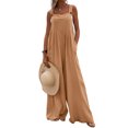 thumbnail image 1 of Innerwin Women's Sleeveless Romper, Orange, XL, 1 of 2