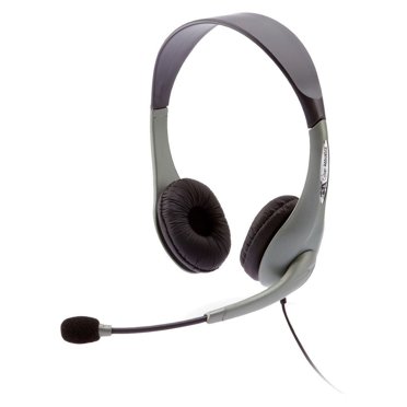 Casque stéréo USB supra-auriculaire Cyber ​​Acoustics (AC-851B) - Noir
