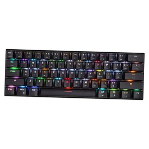 Riwcyla Motospeed CK62 61 Keys RGB Mechanical Keyboard USB Wired Dual Mode Gaming Keyboard Black with OUTEMU Blue Switches , perfect for daily use, outdoor activities, travel & casual occasions