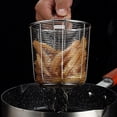 thumbnail image 4 of Panier Passoire à Pâtes en Acier Inoxydable - Poignée Résistante à la Chaleur, Maille Fine et Oreille de Suspension - Outil Polyvalent pour Frire/drainer, 4 of 6