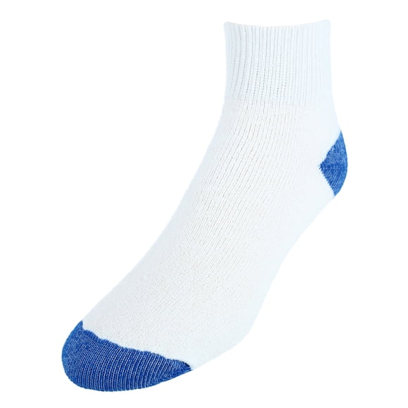 CTM® Cotton Blend Ankle Socks (4 Pair Pack) (Men's)