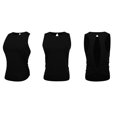 thumbnail image 3 of UPPADA Womens Shapewear Tank Top with Built In Bra Seamless Body Shaper Slimming Compression Camisole Tank Tops Seamless Cami Tank Top Stretch Comfy Soft Base Tees Black,S, 3 of 7