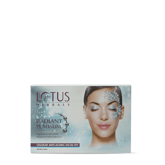 Lotus Herbal Radiant Platinum Cellular Anti-Ageing Facial Kit