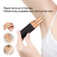 thumbnail image 4 of Body Face Lipstick Shape Hair Remover, Mini Hair Removal Machine, Bikini Line Armpit For Arm Lip Pearly White,Bright Black, 4 of 8