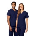 thumbnail image 2 of Adar Universal Unisex Scrubs - V Neck Tunic Scrub Top, 2 of 7