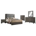 thumbnail image 1 of Madelyn Noyer 5pc Cal King Chambre Ensemble avec des Sommets en Faux Marbre, 1 of 8