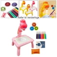 thumbnail image 2 of Drawing Table LED Educational Toys Children Painting Board for Kids Pink Giraffe, 2 of 8