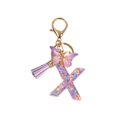 thumbnail image 4 of lionlar Resin Keychain Ornaments Girls English Alphabet Keyring X, 4 of 9