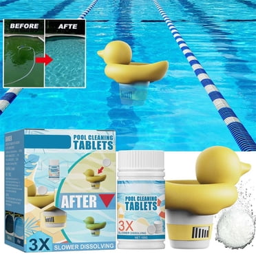 Pastilles Effervescentes pour Piscine et Spa pour Clarifier la Qualité de l'Eau et Enlever le Tartre