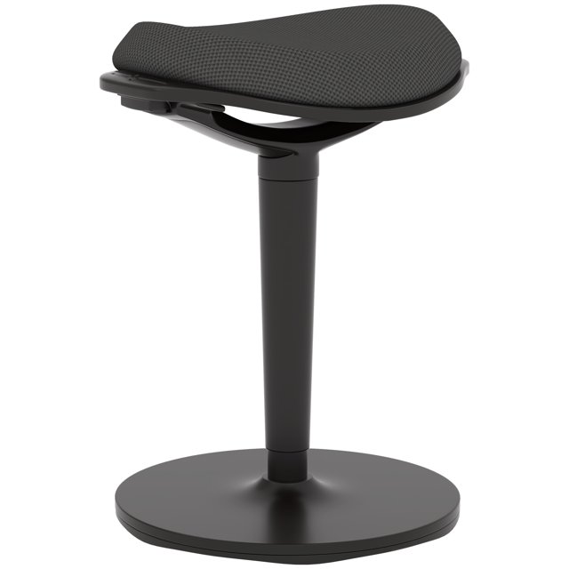CoSoTower Standing Desk Stool, Ergonomic Wobble Chair, Adjustable Leaning Stool for Office Desks, with Rocking Motion, Black