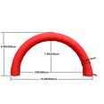 thumbnail image 2 of Arche Gonflable 19,6*9,8 Pieds Rouge Décoration de Fête Publicitaire Sans Souffleur, 2 of 4