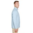 thumbnail image 3 of Men's CrownLux Performance ClubhouseMicro-Stripe Quarter-Zip - OCEAN BLUE - L, 3 of 3