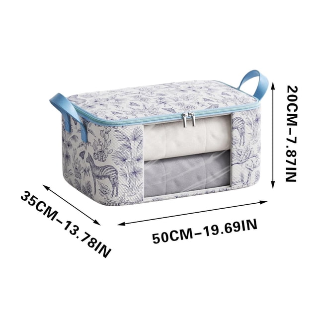 EGNMCR Closet Organizers and Storage, Organization and Storage, Storage Bins Visual Clothes Storage Bag Wardrobe Sorting Storage Box Portable Storage Bag Winter Quilt Storage Box good products