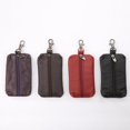 thumbnail image 4 of MesaSe Genuine Leather Key Holder Wallet Men Keys Organizer Women Zipper Key Chain Case, 4 of 8